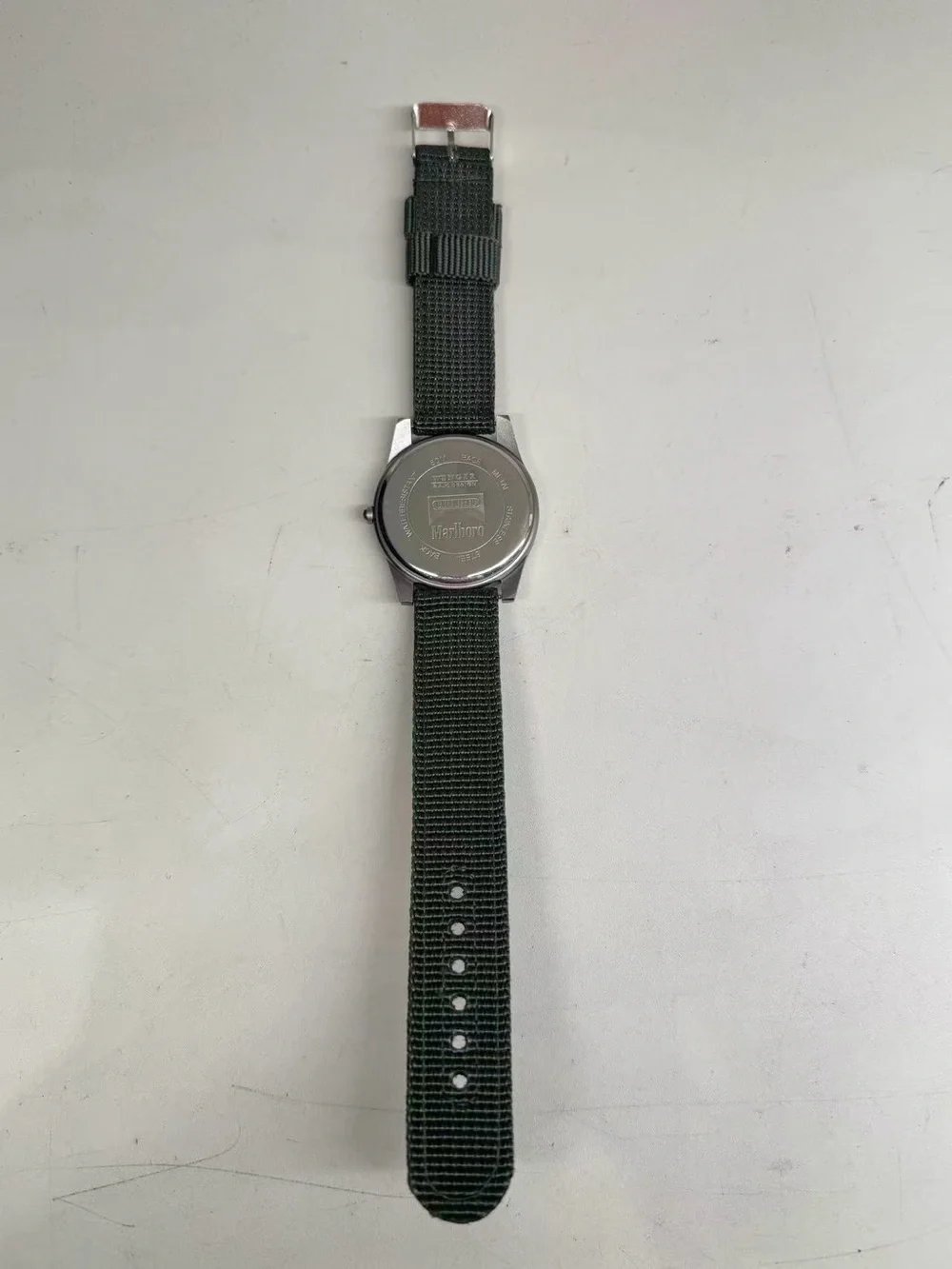 Vintage Wenger Swiss Military Marlboro Men’s Watch Date 37mm New Battery Runs